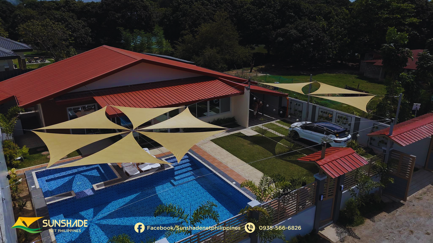 Triangular Sailshade Net 2x2x2M