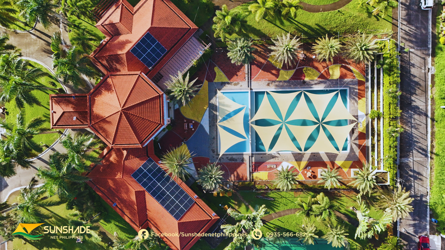 Triangular Sailshade Net 2x2x2M